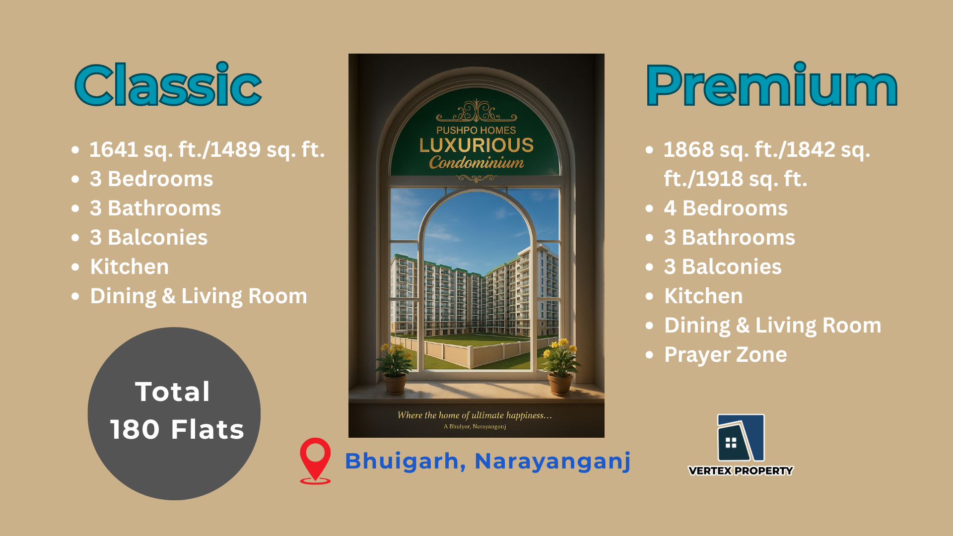 Pushpo Homes Luxurious Condominium